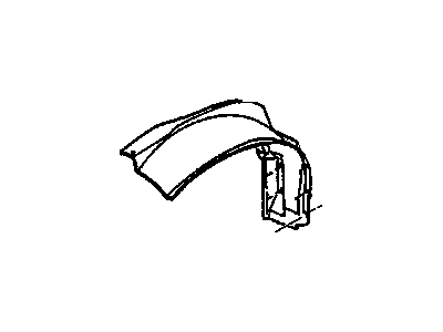 Pontiac Sunfire Fender Splash Shield - 22647269