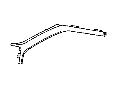 GM 10275855 Molding Assembly, Windshield Side Upper Garnish *Graphite