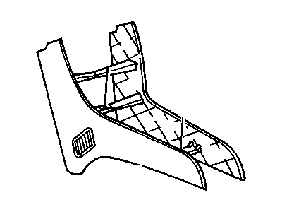 1994 Chevrolet Cavalier Center Console Base - 22590008