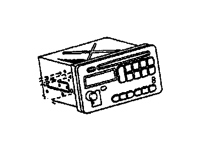 GM 88973653 Radio,Amplitude Modulation/Frequency Modulation Stereo & Clock & Cd Player