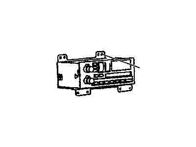 GM 16158903 Radio Assembly, Amplitude Modulation/Frequency Modulation Stereo & Clock