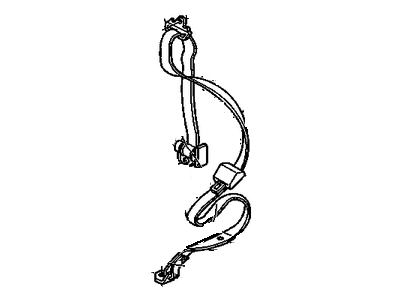 2002 GMC Safari Seat Belt - 12375415