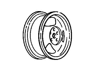 Pontiac Grand Am Spare Wheel - 12361599