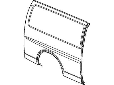 15025818 GM Panel, Body Side Outer *Marked Print Illustration 1 of 1