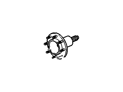 Cadillac DTS Wheel Hub - 25716676