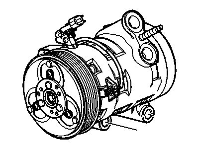 2008 Chevrolet Equinox A/C Compressor - 19130252