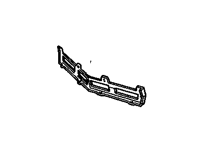 GM 25529347 Reinforcement, Front Bumper Imp Bar Center Long Wave