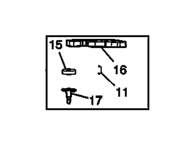 GM 89040368 Seal Kit,Heater & Blower Module & A/C Evaporator Drain Tube