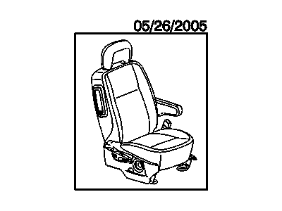 GM 25781437 Seat Assembly, Pass *Cashmere