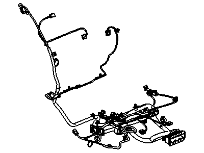 GM 13483349 Harness Assembly, Front Seat Wiring