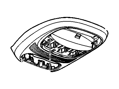 GM 89022829 Console,Roof (Bezel W/Microphone Rtnr, W/Screw) *Pewter