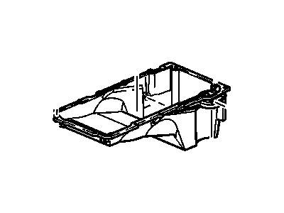 GMC Sierra Oil Pan - 12579273