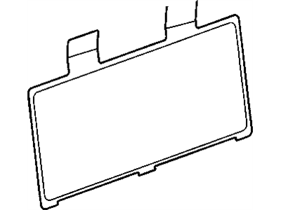 10348960 GM Insulator, Rear Side Door Illustration 1 of 1