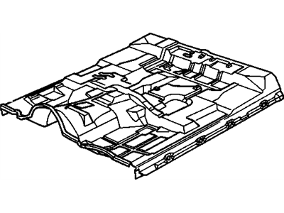 GM 12548363 PANEL, Floor And Toe Panel