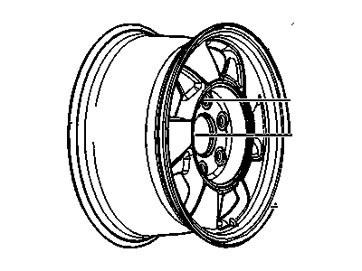 2001 Chevrolet Silverado Spare Wheel - 12368971