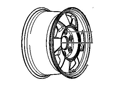 2000 Chevrolet Silverado Spare Wheel - 12368971