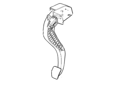 GM 23200484 Pedal Assembly, Clutch (W/ Bracket)