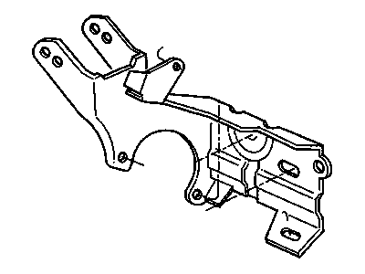 1987 Oldsmobile Calais Engine Mount Bracket - 25527062