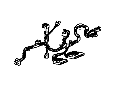 1996 Oldsmobile Achieva Body Wiring Harness Connector - 12187218