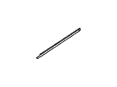 GM 24468035 Sealing Strip,Rear Side Door Window Outer