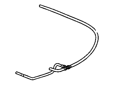 GM 19129865 Radiator Surge Tank Inlet Hose