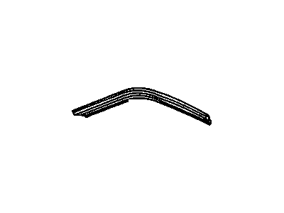 22567309 GM Molding Assembly, Roof & Windshield Pillar Scalp *Black Illustration 1 of 1