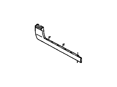 GM 25523088 Molding, Assembly Rocker Panel