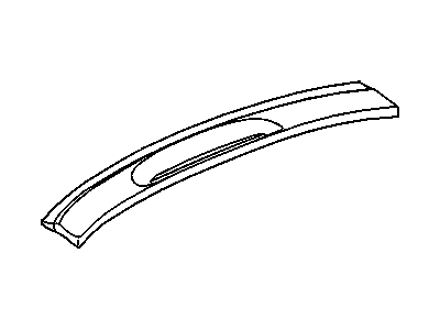 GM 22616717 Plate Assembly, Instrument Panel Upper Trim *Oak