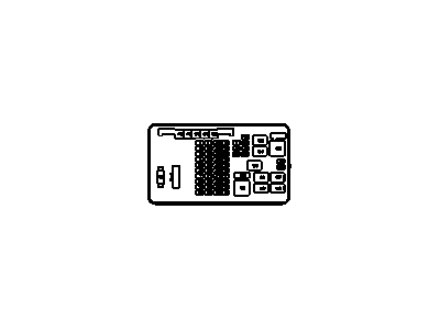 GM 52371716 Label,Relay & Fuse Block Identify