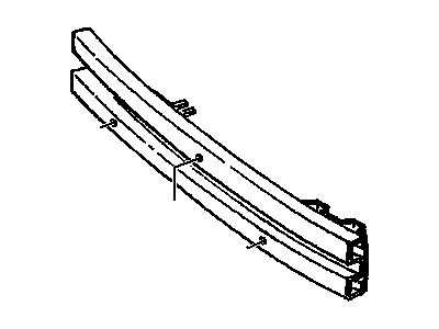 GM 10176777 Bar Assembly, Front Bumper Imp