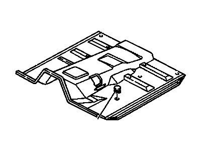 2000 Chevrolet K2500 Floor Pan - 12549465