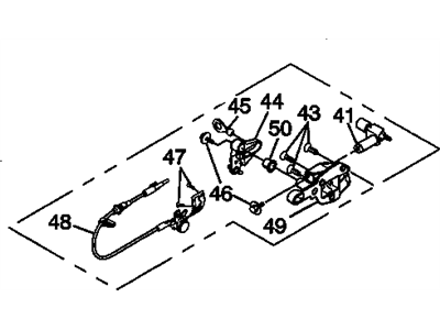 Cadillac Deville Automatic Transmission Shifter - 15884352