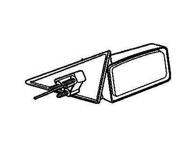 1990 Pontiac Grand Am Side View Mirrors - 20627894