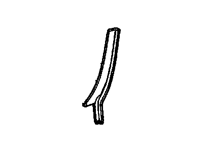 GM 15743585 Molding Assembly, Windshield Side Garnish *Pewter R