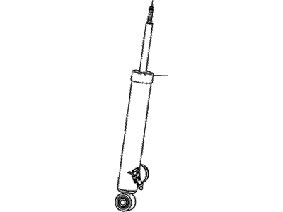 GM 84185492 Rear Shock Absorber Assembly (W/ Upper Mount)