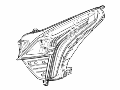 GM 84849606 Headlamp Assembly, Front