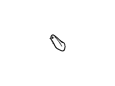 GM 16609268 Cover, Adjust Passenger Seat Inner Belt Load Bar *Gray