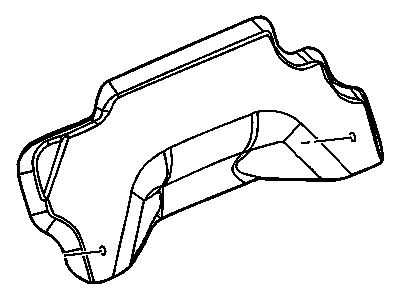 GM 12635864 Shield Assembly, Engine Rear Noise (Pump Shield)