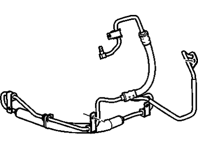 Cadillac STS Power Steering Hose - 19181250