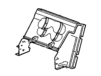 GM 15285394 Baffle Assembly, Radiator Air