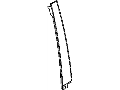 GM 15283075 Applique,Front Side Door Window Frame Rear