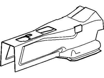 GM 25819316 Carpet Assembly, Floor Panel Tunnel *Ebony