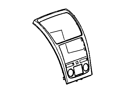 GM 20942135 Plate Assembly, Instrument Panel Accessory Trim *Ebony