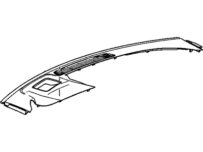 2007 GMC Acadia Dash Panel Vent Portion Covers - 20825952