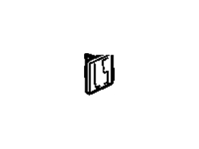 15678961 - Genuine GM Plate Assembly, Body Side Name
