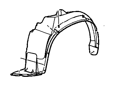 GM 22714693 Liner Assembly, Front Wheelhouse.