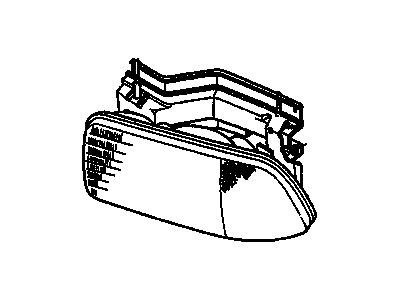1998 Chevrolet S10 Headlight - 16525162