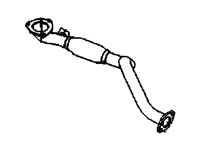 2006 Chevrolet Aveo Exhaust Pipe - 96837652
