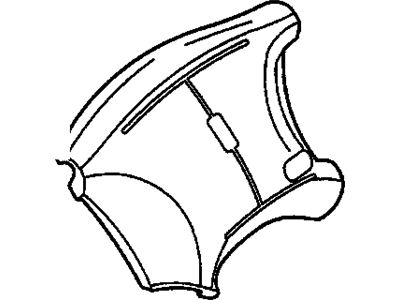 GM 16868589 Airbag,Steering Wheel