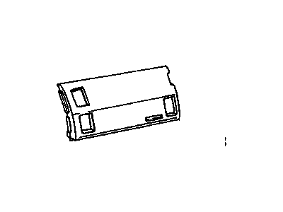 GM 10100338 Pad Assembly, Instrument Panel Trim *Gray Dark
